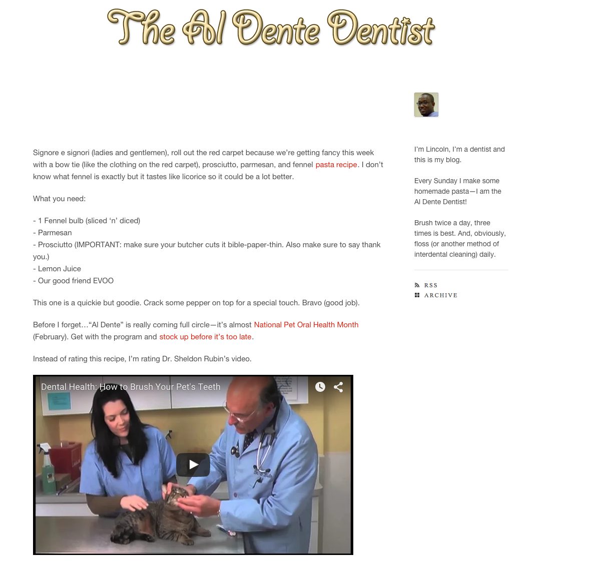 Comedy Central Al Dente Dentist