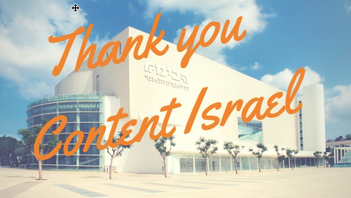 Thank You Content Israel