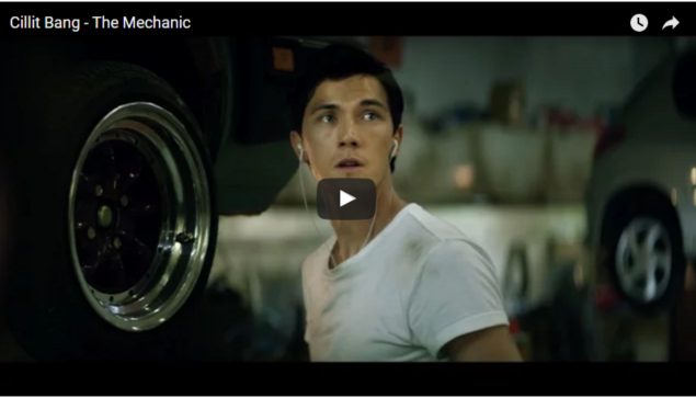photo; "The Mechanic" is a new Cillit Bang video starring Daniel Cloud Campos