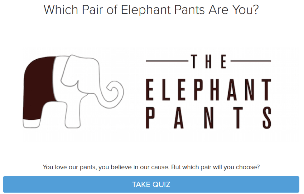 Elephant Pants Brand Quiz