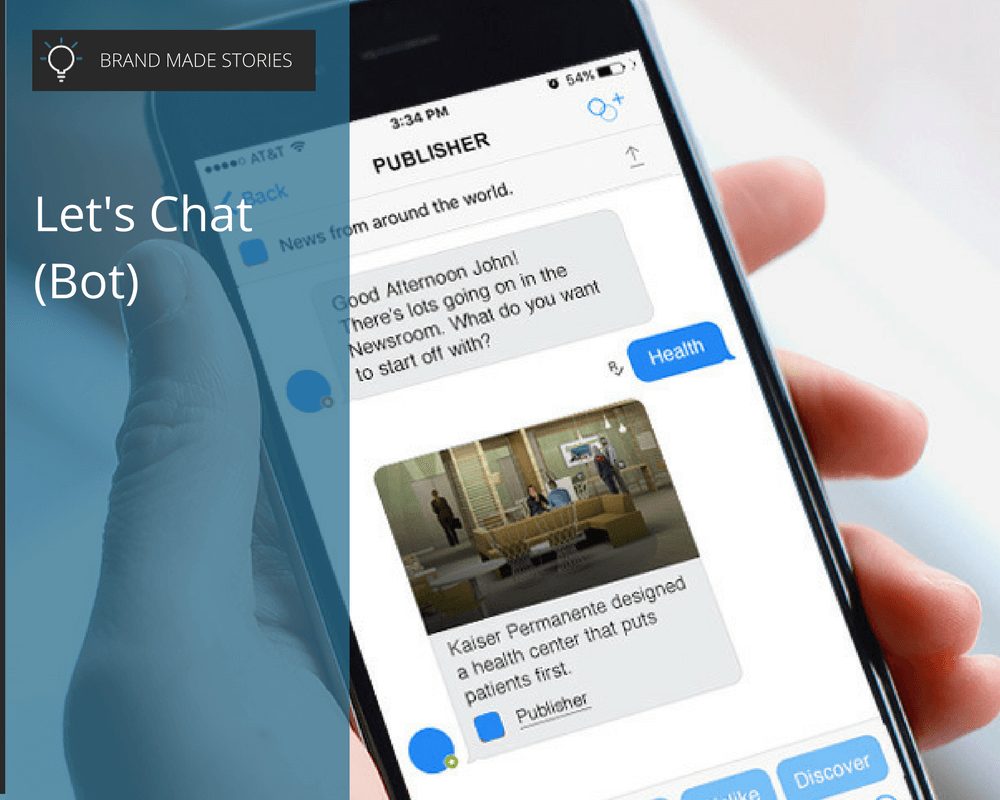 Brand Made Stories: Lets Chat Bot