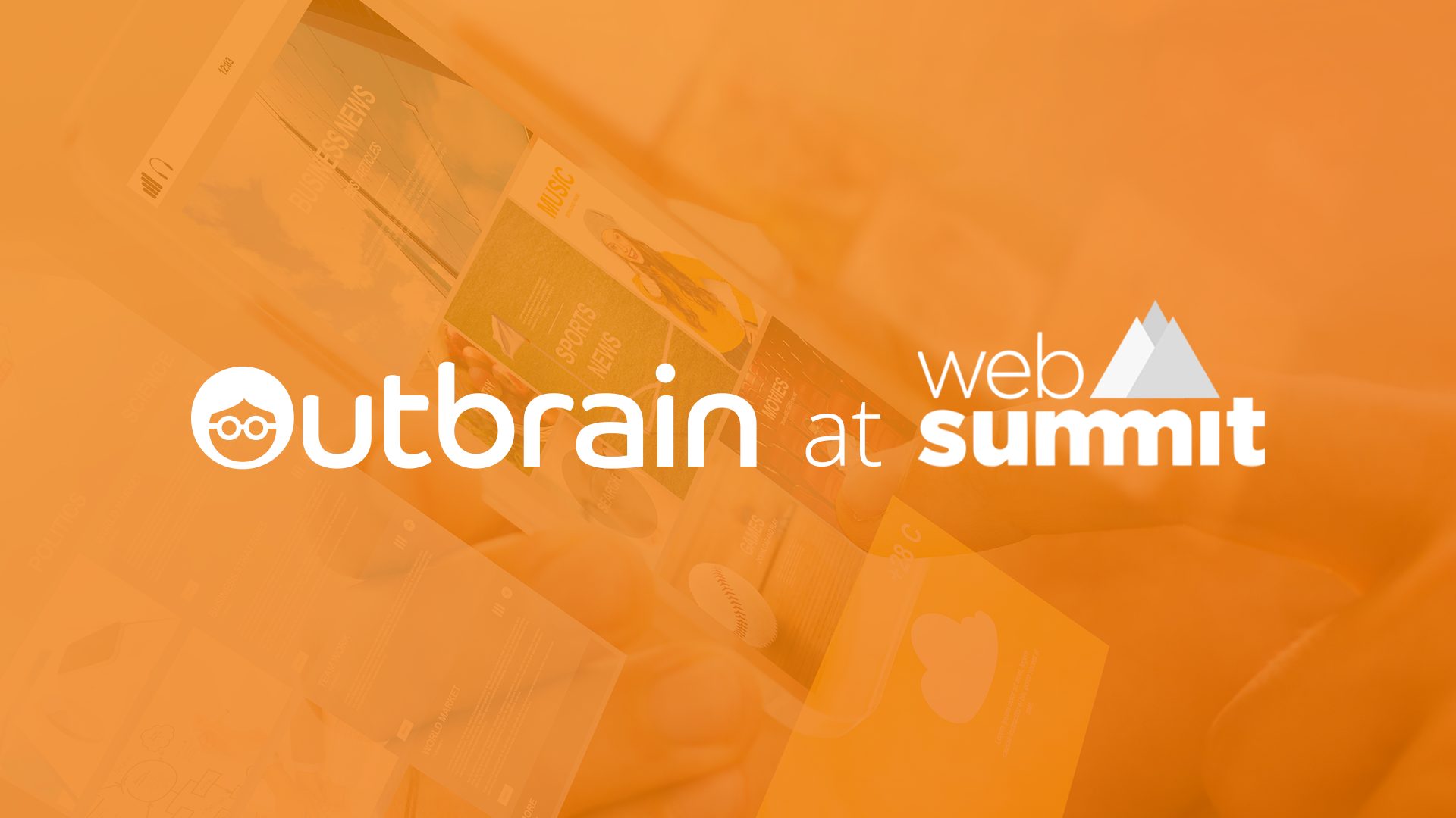 Outbrain at Web Summit in Lisbon