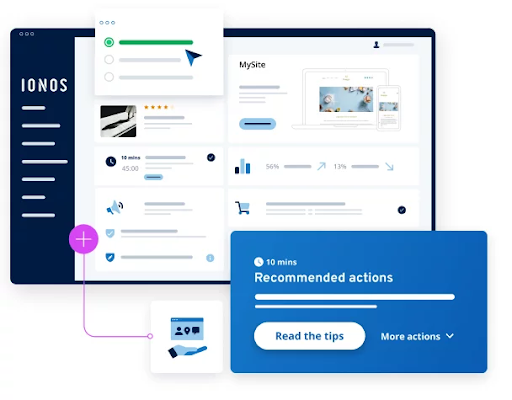 IONOS website builder, an affordable choice with great SEO features