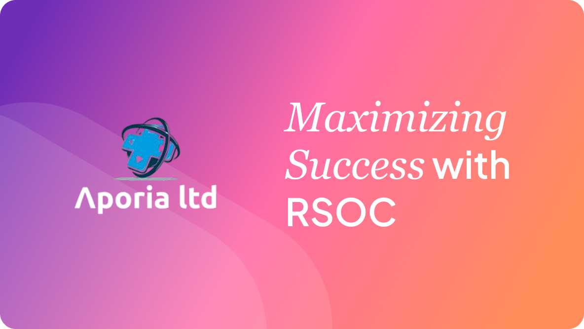 How Aporia LTD Achieved Performance Marketing Success with RSOC