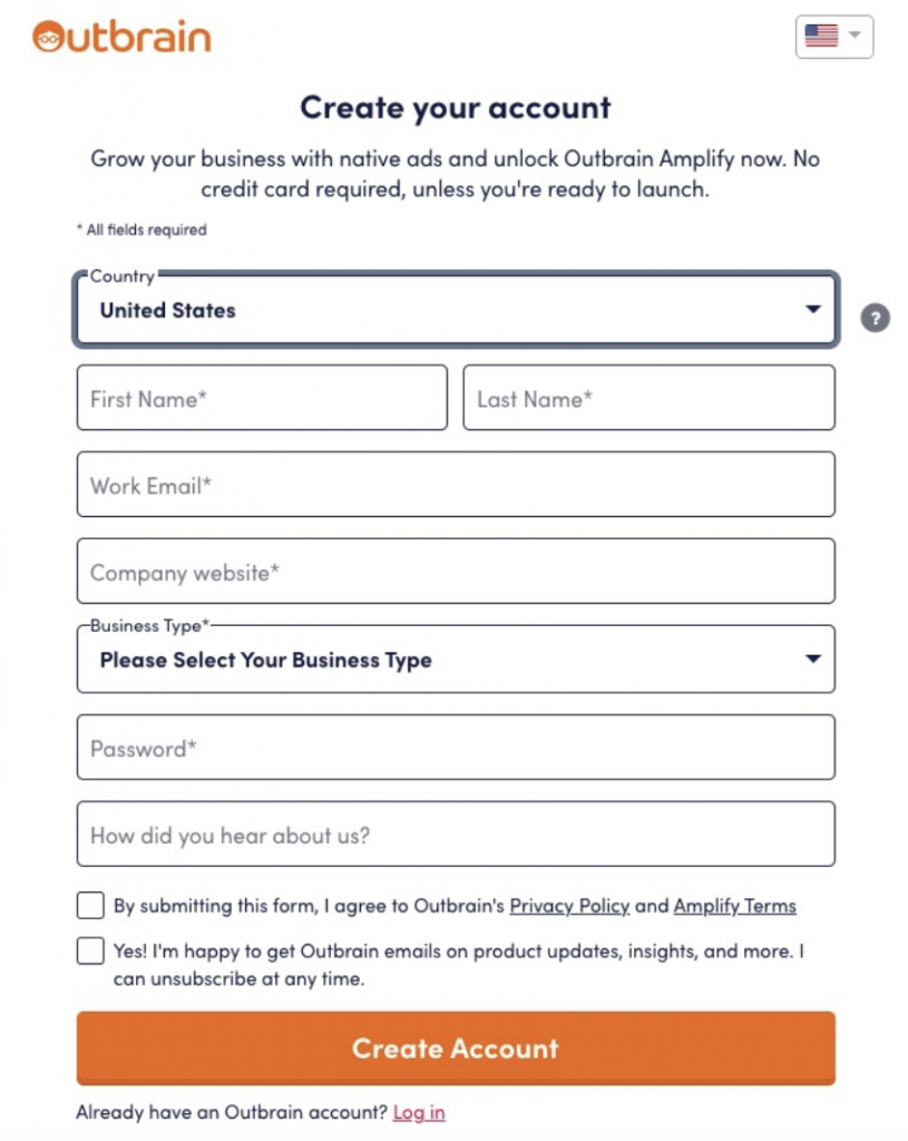 Outbrain First Campaign Set Up | FAQ| Outbrain Help