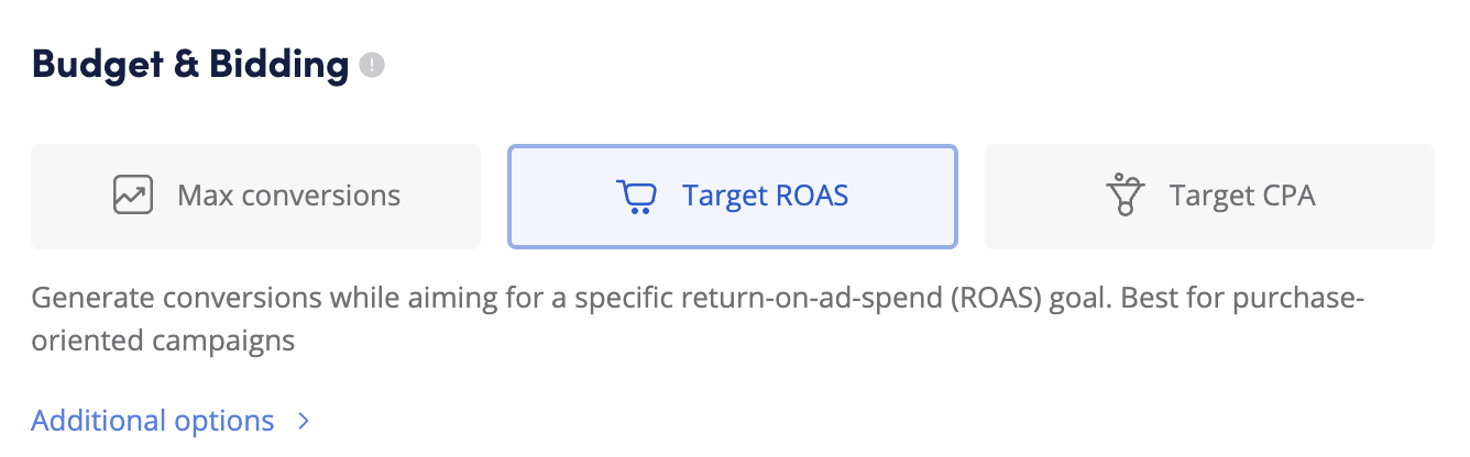 What is Target ROAS Conversion Bid Strategy? Outbrain Help